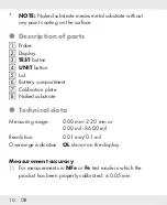 Preview for 10 page of Parkside PLDM A1 Operation And Safety Notes