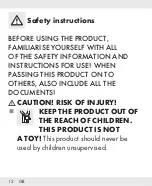 Preview for 12 page of Parkside PLDM A1 Operation And Safety Notes