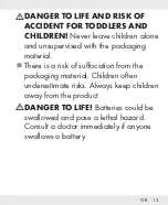 Preview for 13 page of Parkside PLDM A1 Operation And Safety Notes