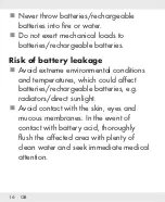 Preview for 16 page of Parkside PLDM A1 Operation And Safety Notes