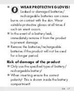 Preview for 17 page of Parkside PLDM A1 Operation And Safety Notes