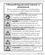 Preview for 33 page of Parkside PLDM A1 Operation And Safety Notes