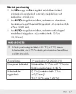 Preview for 37 page of Parkside PLDM A1 Operation And Safety Notes