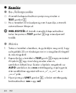 Preview for 46 page of Parkside PLDM A1 Operation And Safety Notes