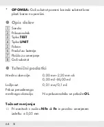 Preview for 64 page of Parkside PLDM A1 Operation And Safety Notes