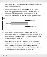 Preview for 76 page of Parkside PLDM A1 Operation And Safety Notes