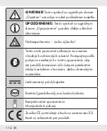 Preview for 114 page of Parkside PLDM A1 Operation And Safety Notes