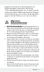 Preview for 9 page of Parkside PLEM 20 A3 Operation And Safety Notes