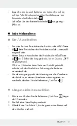 Preview for 13 page of Parkside PLEM 20 A3 Operation And Safety Notes