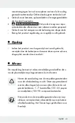 Preview for 61 page of Parkside PLEM 20 A3 Operation And Safety Notes