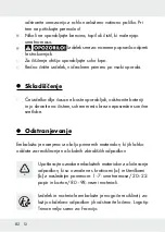 Preview for 83 page of Parkside PLEM 50 C3 Operation And Safety Notes