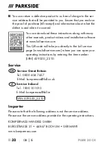 Preview for 35 page of Parkside PLEM 50 C4 Operating Instructions Manual