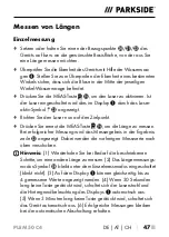 Preview for 50 page of Parkside PLEM 50 C4 Operating Instructions Manual