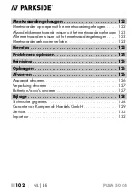 Preview for 105 page of Parkside PLEM 50 C4 Operating Instructions Manual