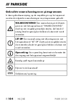 Preview for 107 page of Parkside PLEM 50 C4 Operating Instructions Manual