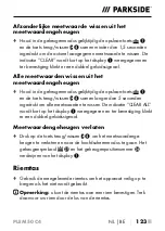 Preview for 126 page of Parkside PLEM 50 C4 Operating Instructions Manual