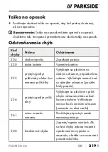 Preview for 222 page of Parkside PLEM 50 C4 Operating Instructions Manual