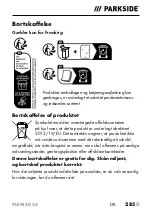 Preview for 288 page of Parkside PLEM 50 C4 Operating Instructions Manual