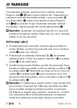 Preview for 379 page of Parkside PLEM 50 C4 Operating Instructions Manual