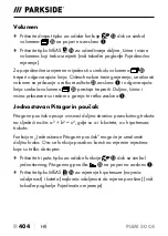 Preview for 407 page of Parkside PLEM 50 C4 Operating Instructions Manual