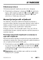 Preview for 410 page of Parkside PLEM 50 C4 Operating Instructions Manual