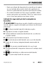 Preview for 428 page of Parkside PLEM 50 C4 Operating Instructions Manual