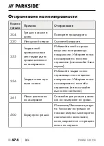 Preview for 477 page of Parkside PLEM 50 C4 Operating Instructions Manual