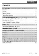 Preview for 6 page of Parkside PLGK 12 A3 Translation Of The Original Instructions