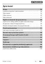 Preview for 90 page of Parkside PLGK 12 A3 Translation Of The Original Instructions