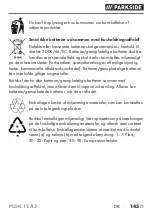 Preview for 150 page of Parkside PLGK 12 A3 Translation Of The Original Instructions