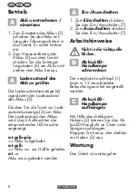 Preview for 8 page of Parkside PLHLA 20-Li A1 Translation Of The Original Instructions