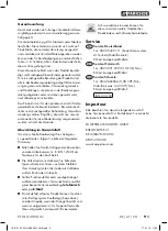 Предварительный просмотр 12 страницы Parkside PLHLG 2000 A1 Original Instructions Manual