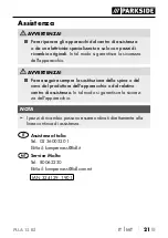 Preview for 26 page of Parkside PLLA 12 B2 Translation Of The Original Instructions