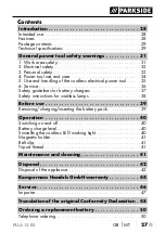 Preview for 32 page of Parkside PLLA 12 B2 Translation Of The Original Instructions