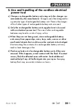 Preview for 40 page of Parkside PLLA 12 B2 Translation Of The Original Instructions