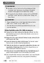 Preview for 67 page of Parkside PLLA 12 B2 Translation Of The Original Instructions