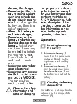 Preview for 21 page of Parkside PLLA 12 C3 Translation Of The Original Instructions