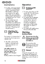 Preview for 12 page of Parkside PLLA 12-Li A1 Translation Of The Original Instructions