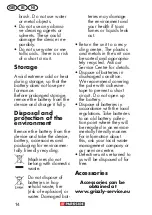 Preview for 14 page of Parkside PLLA 12-Li A1 Translation Of The Original Instructions