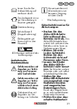 Preview for 21 page of Parkside PLLA 12-Li A1 Translation Of The Original Instructions