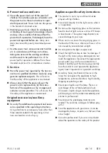 Preview for 8 page of Parkside PLLL 16 A2 Original Instructions Manual