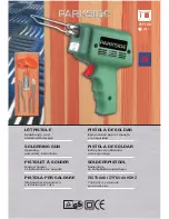 Parkside PLP 160 Operating And Safety Instructions Manual preview