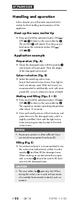 Preview for 26 page of Parkside PLPRS 1.5 B3 Operating Instructions Manual