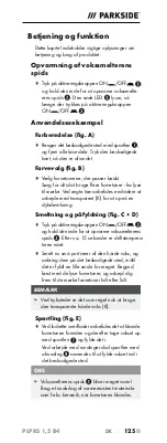 Preview for 129 page of Parkside PLPRS 1,5 B4 Operating Instructions Manual