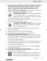 Preview for 10 page of Parkside PLS 30 Operation And Safety Notes