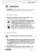 Предварительный просмотр 9 страницы Parkside PLS 48 A1 Operation And Safety Notes