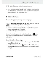 Предварительный просмотр 13 страницы Parkside PLS 48 A1 Operation And Safety Notes