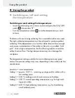 Предварительный просмотр 14 страницы Parkside PLS 48 A1 Operation And Safety Notes