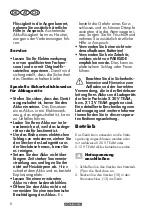 Preview for 8 page of Parkside PLSA 20-Li A1 Translation Of The Original Instructions