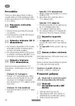 Preview for 70 page of Parkside PLSA 20-Li A1 Translation Of The Original Instructions